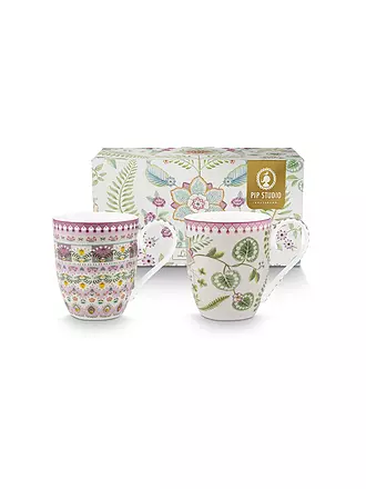 PIP STUDIO | Henkelbecher 2er Set XLarge LILY & LOTUS 450ml | 